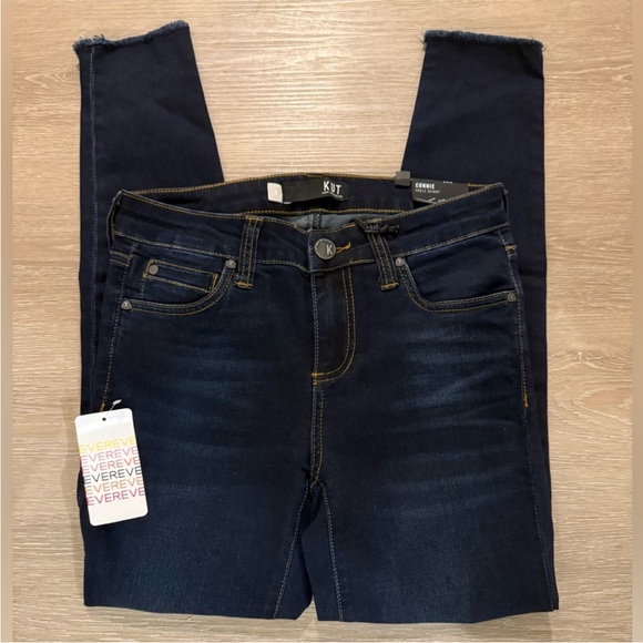 NWT Kut From The Kloth Connie Ankle Skinny Jeans Dark Wash Size 2 - Picture 4 of 12